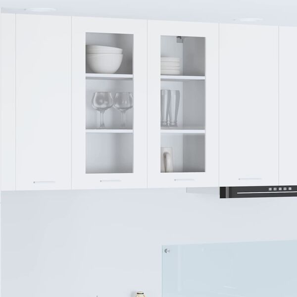 vidaXL Viseći ormarić Bijelo 80 x 31 x 80 cm Konstruirano drvo