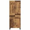 vidaXL Highboard Staro drvo 69,5 x 34 x 180 cm Konstruirano drvo