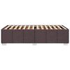 vidaXL Okvir kreveta bez madraca tamnosmeđi 90x200 cm od tkanine