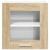 vidaXL Viseći ormarić s pohranom 2 pcs Sonoma hrast 40 x 31 x 40 cm