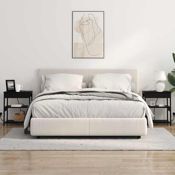 vidaXL Noćni ormar Crni hrast 41 x 31 x 51 cm Konstruirano drvo