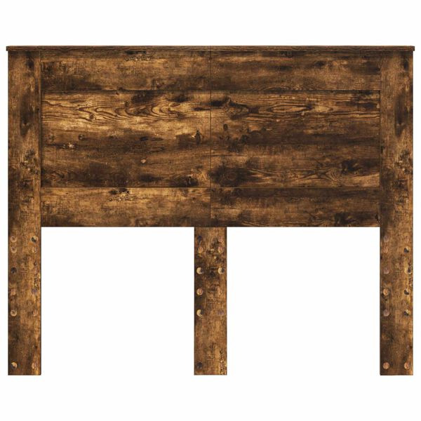 vidaXL Uzglavlje s uzglavljem Dimljeni hrast 120 cm Konstruirano drvo