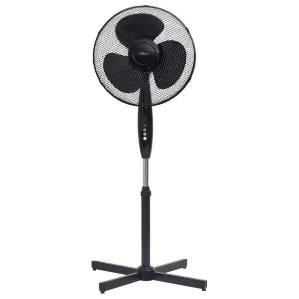 vidaXL Samostojeći ventilator &Phi; 40 cm 120 cm crni