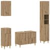 vidaXL Set kupaonskih ormara od 4 dijela ARNHEM Hrast artisan