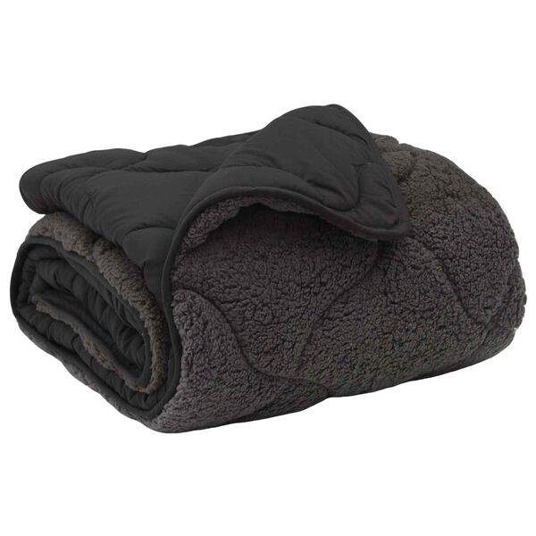 vidaXL Puni pokrivač za cijelu godinu &Scaron;onerisan Antracit 155 x 220 cm