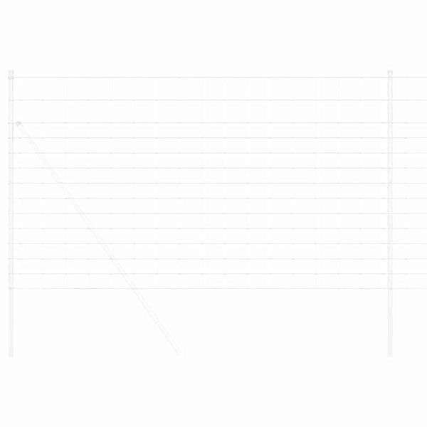 vidaXL Ograda za pašnjake Srebrno 50 x 1,4 m Pocinčani čelik