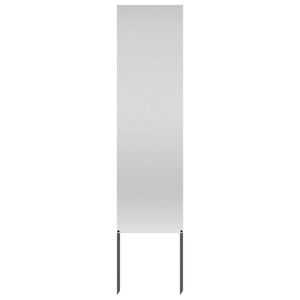 vidaXL Privatnost u vrtu Rezbarija Srebrno 32 x 140 cm Pocinčani čelik