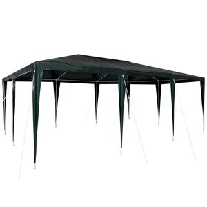vidaXL &Scaron;ator za zabave Zelena 600 x 400 x 266 cm Polietilen i čelik