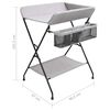 vidaXL Stol za previjanje svjetlosivi željezni