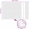 vidaXL Stup za ogradu Zelena 25 x 1,5 m (mreža 36 mm) Čelik