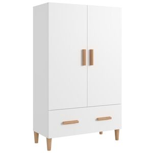 vidaXL Visoka komoda bijela 70 x 31 x 115 cm od konstruiranog drva