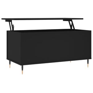 vidaXL Stolić za kavu crni 90 x 44,5 x 45 cm od konstruiranog drva