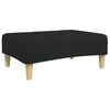 vidaXL Tabure crni 77x55x31 cm od tkanine