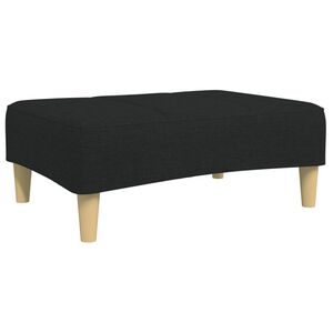 vidaXL Tabure crni 77x55x31 cm od tkanine