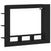 vidaXL TV ormar 152 x 22 x 113 cm Crni hrast Konstruirano drvo