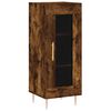 vidaXL Komoda boja dimljenog hrasta 34,5x34x90 cm konstruirano drvo
