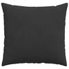 vidaXL Jastučići za sofu 2 pcs Crna 50 x 50 cm tkanina