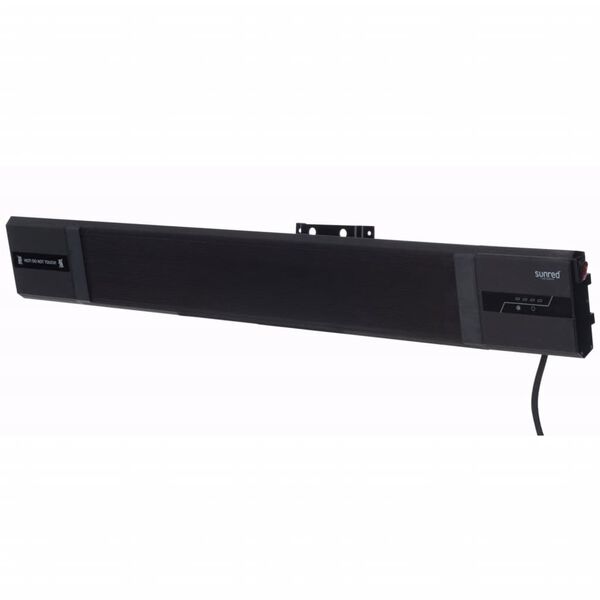 Sunred zidni/viseći grijač Nero 2400 W crna toplina crni