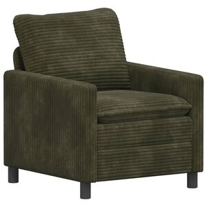 vidaXL Sofa Zelena 76 x 81 x 87,5 cm Poliester