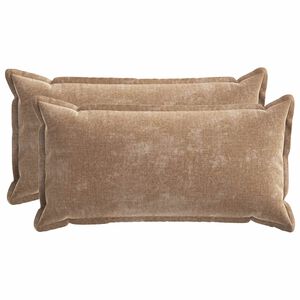 vidaXL Presvlaka za jastuk 2 pcs HOUTEN Smeđa 40 x 80 cm