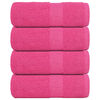 vidaXL Ručnici za goste FROGN 4 kom. Roze 30x50 cm 360 g/m&sup2;