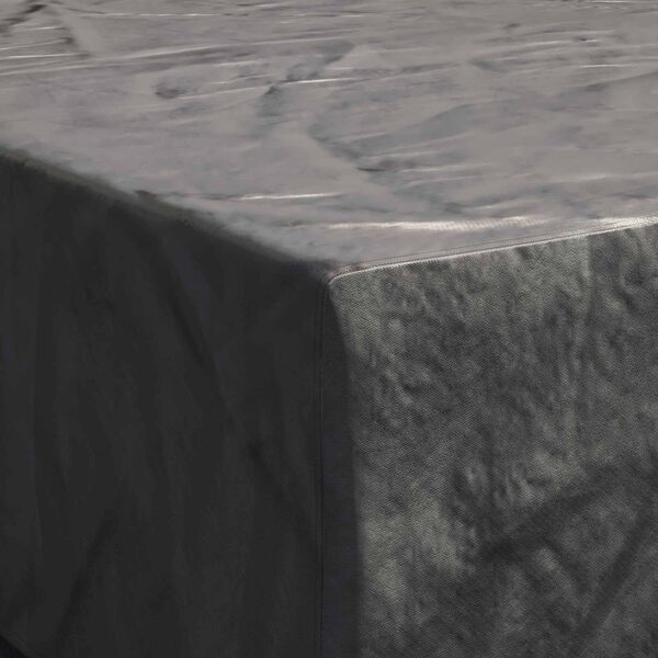 vidaXL Pokrov za namje&scaron;taj Jednobojno Crna 260 x 260 x 70 cm 210D