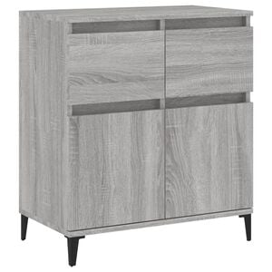 vidaXL Komoda sivog hrasta sonome 60x35x70 cm od konstruiranog drva