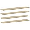 vidaXL Police za knjige 8 kom boja hrasta sonome 100x20x1,5 cm iverica