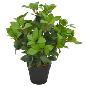 vidaXL Umjetno stablo lovora s posudom zeleno 40 cm