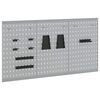 vidaXL Panel za alate 3 kom. Siva 150 x 1 x 80 cm