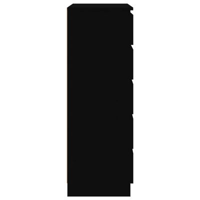 vidaXL Ladičar crni 60 x 36 x 103 cm od konstruiranog drva