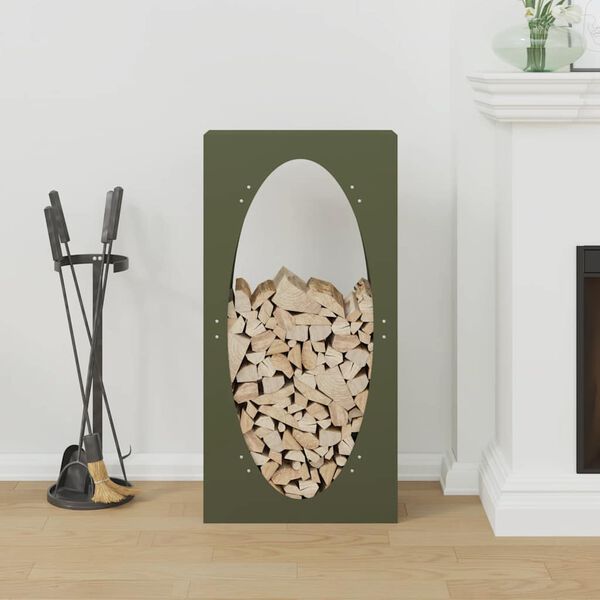 vidaXL Stalak za drva 50x23x100 cm hladno valjani čelik