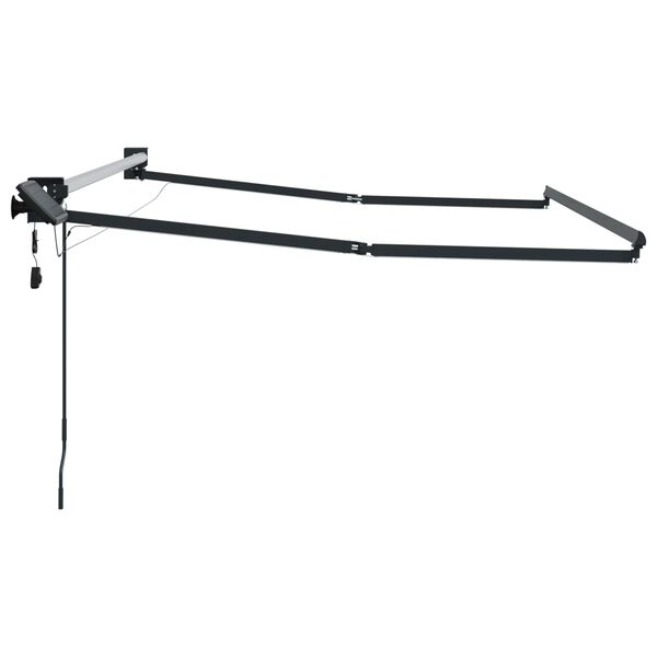 vidaXL Električni sklopivi okvir tende Antracit 4 &times; 3 m Aluminij