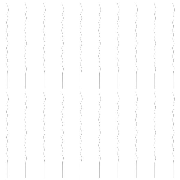 vidaXL 20 kom Spiralni Potporanj za Biljke 170 cm Pocinčani Čelik