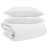 vidaXL Set deka s jastukom 3 pcs Bijelo Perje