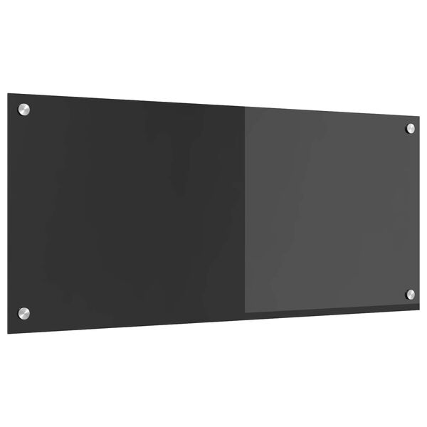 vidaXL Kuhinjski zaštita Tamno siva 90 x 40 x 0,6 cm