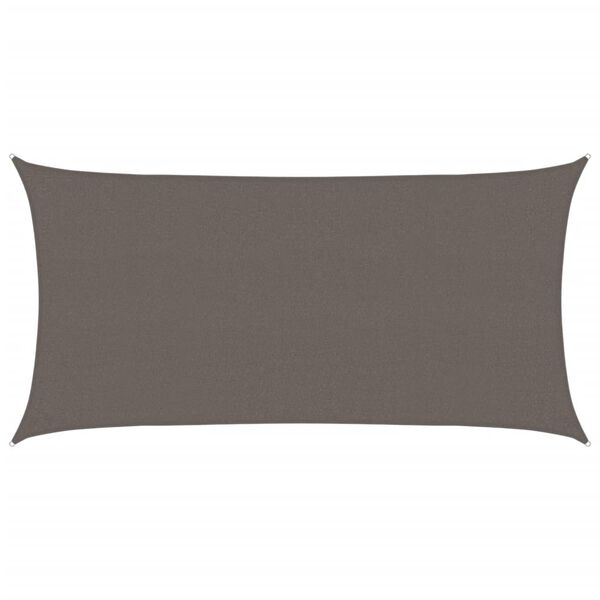 vidaXL Jedro za zaštitu od sunca 160 g/m² antracit 2,5 x 4,5 m HDPE