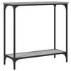 vidaXL Konzolni stol siva boja hrasta 75x30,5x75 cm konstruirano drvo
