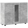 vidaXL Drveni ormar s pohranom Betonski sivi 88,5 x 30,5 x 73 cm