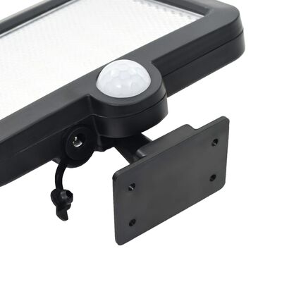 vidaXL Solarna svjetiljka sa senzorom pokreta i LED svjetlima bijela