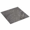 vidaXL Samoljepljive Pločice za Pod Crna 30,5 x 30,5 cm 20 kom. PVC
