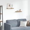 vidaXL Polica na zidu 2 pcs Smeđa 40 x 9 x 3 cm Konstruirano drvo
