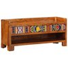 vidaXL Klupa za cipele s ladicama Medeno smeđa 100 x 35 x 45 cm