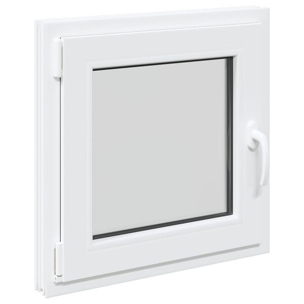Prozor za podrum RISOR Bijeli 50 x 50 cm PVC i staklo