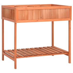 vidaXL Sadilica za bilje 80 x 60 x 80 cm od masivne jelovine