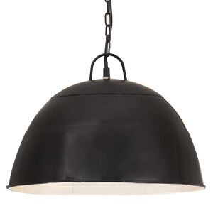 vidaXL Industrijska viseća svjetiljka 25 W crna okrugla 41 cm E27