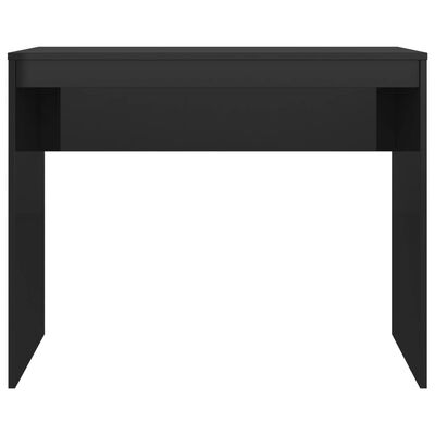 vidaXL Radni stol visoki sjaj crni 90 x 40 x 72 cm konstruirano drvo