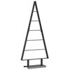 vidaXL Metalna božićna jelka Crna 90 cm Čelik