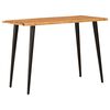 vidaXL Blagovaonski stolovi Smeđa i crna 110 x 55 x 78 cm