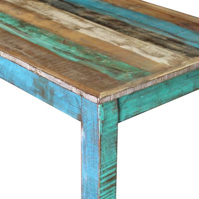 vidaXL Barski stol od masivnog obnovljenog drva 115 x 60 x 107 cm